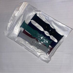 5 Pack Silicone Leopard Band Strap for Apple Watch Series 1/2/3/4/5/6/SE Sports